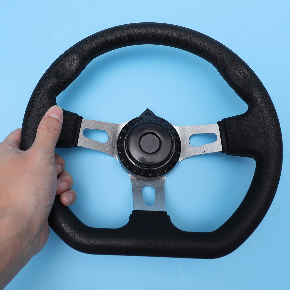 1 PC Steering Wheel Durable Modification Practical 270mm PU Replacement Car Accessories for Dune Buggy UTV Go-kart: Default Title