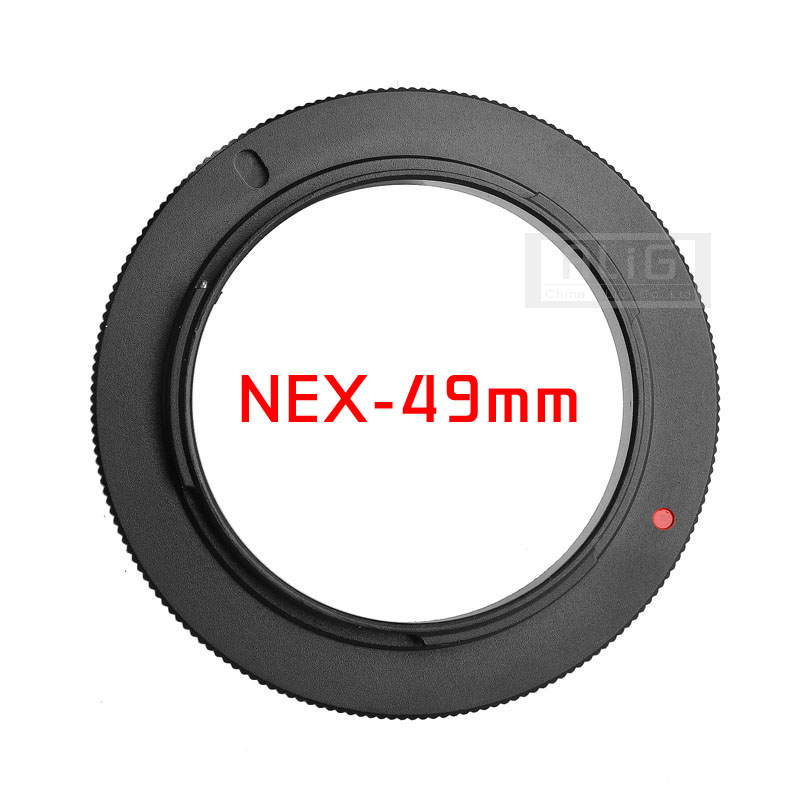 metal 49mm 52mm 55mm 58mm 72mm 77mm kamera makro obiektyw odwrotny adapter robić Sony e-uchwyt A6000 A6300 A5100 A5000 A7 A7R A7RII NEX7