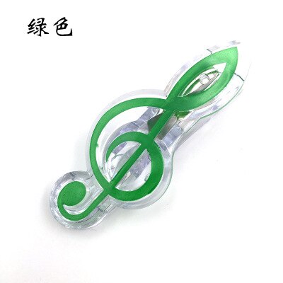 Exquisite small music clip clip note clip clef clip sheet music clip music clip musical instrument universal musical instrument: Clef green