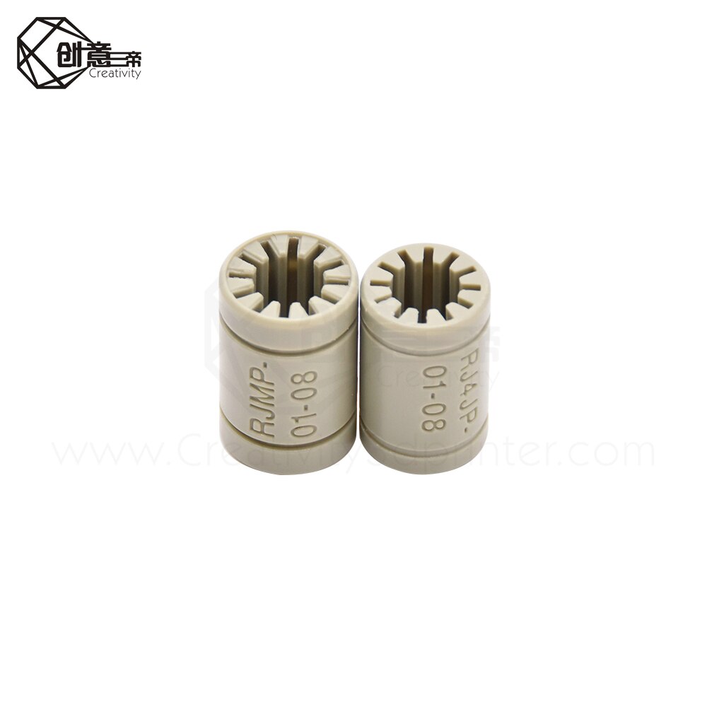 2pcs LM8UU 8 mm Linear Ball VS RJ4JP RJMP01 08 Drylin RJ4JP-01-08 Plastic Bearing Bushing For i3 3D Printer