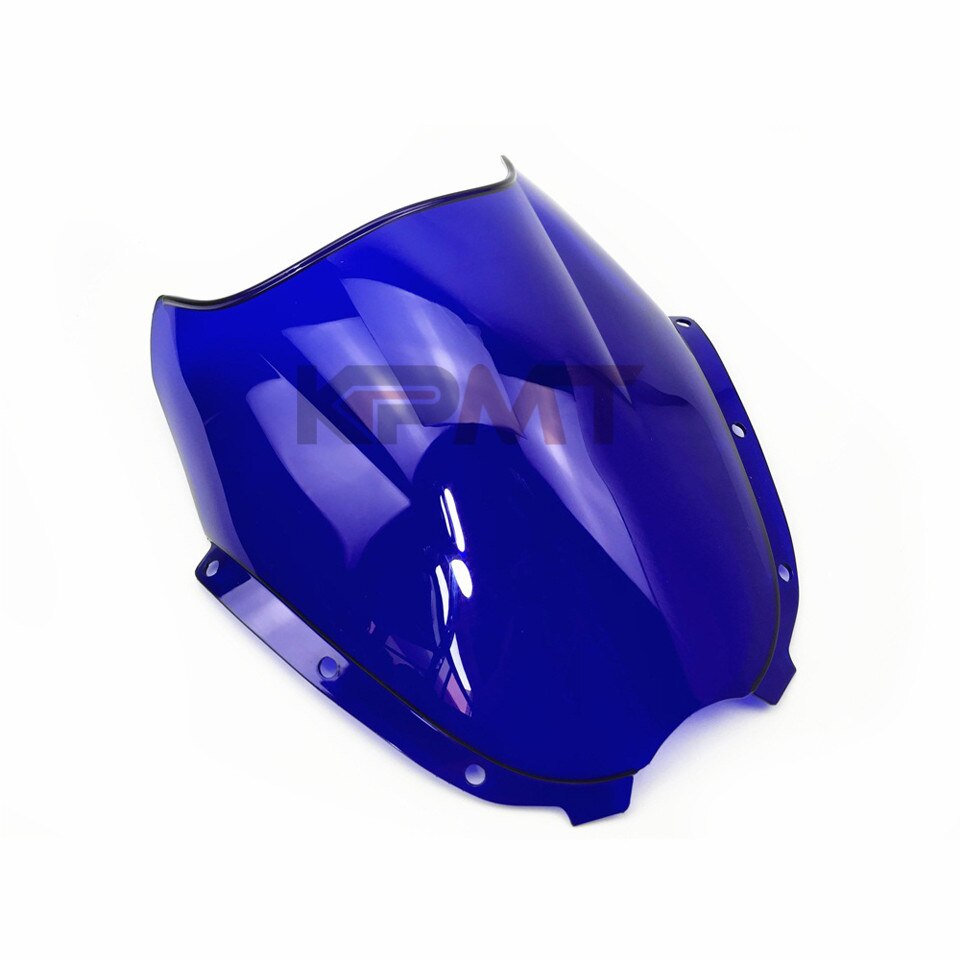 Pare-brise Double bulle pour motos Hyosung GT125R GT250R GT650R GT650S, GT 125R 25R 650R 650S UM V2S-650R 250R: Blue