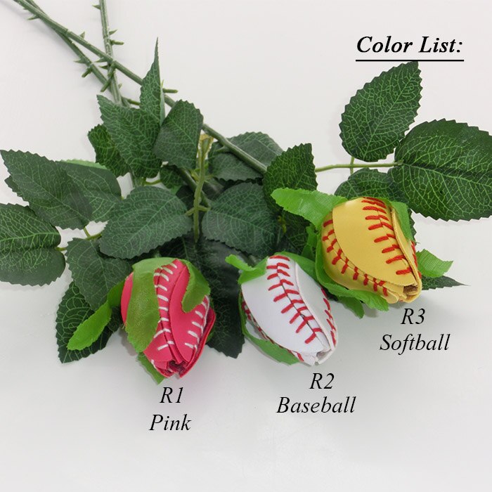 brotes deportivos de softbol rosas