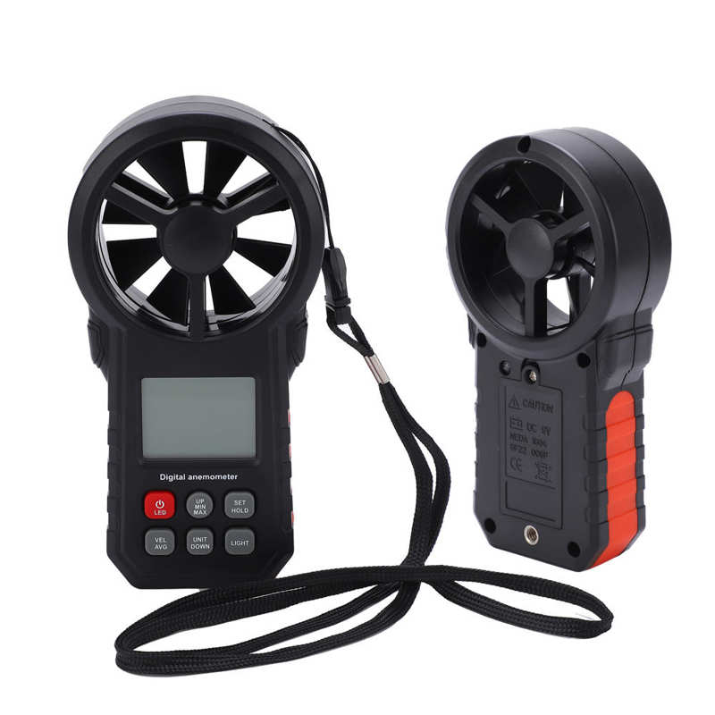 Anemometer Wind Speed Meter Wind Speed Test Tool Wind Speed Tester with LCD Backlight Display Wind Flow Measurement for Home for