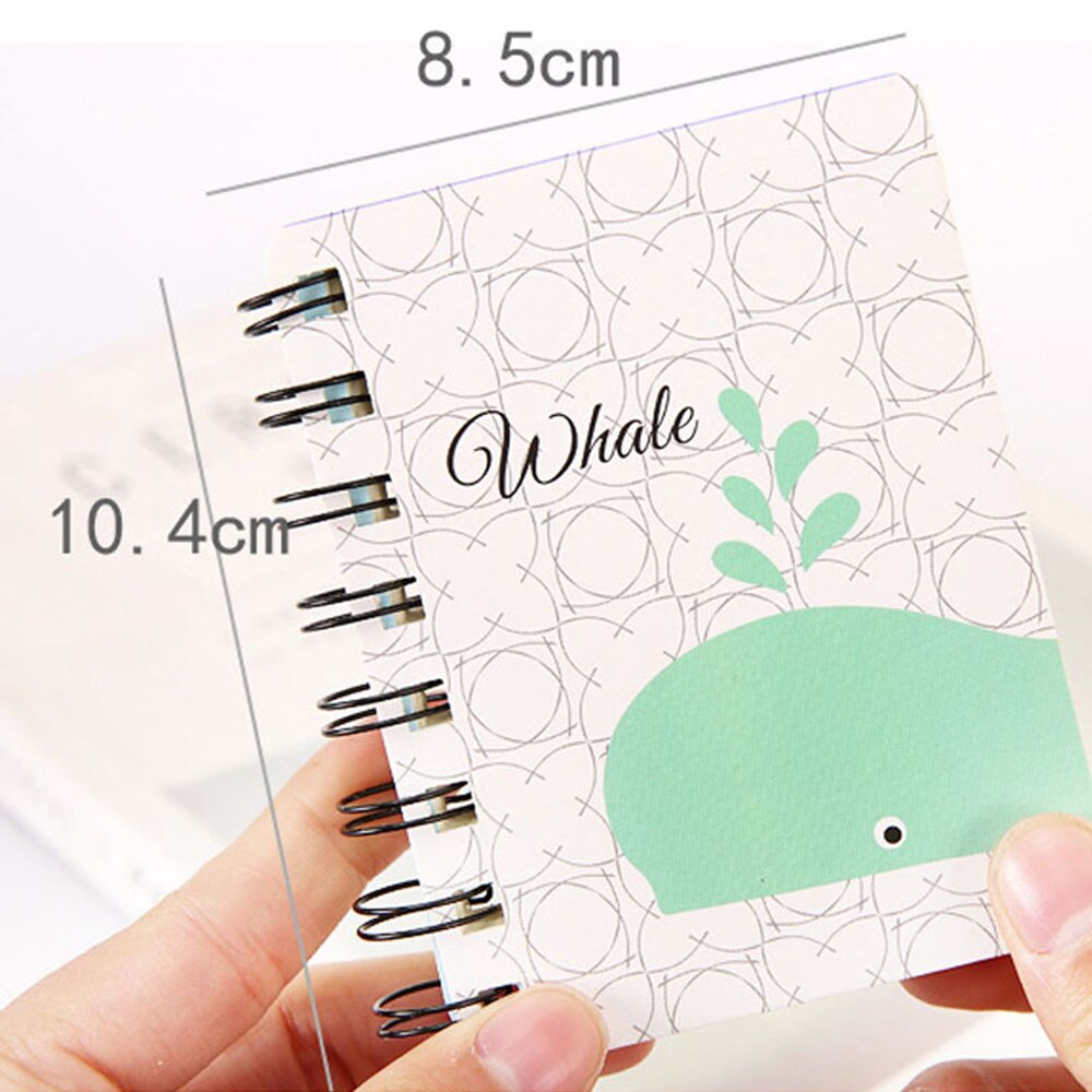 1 Pcs Notebook Creatieve Schattige Dieren Cartoon Rollover Spoel Notebook Flanner Tijdschrift Agenda Dagboek Schetsboek