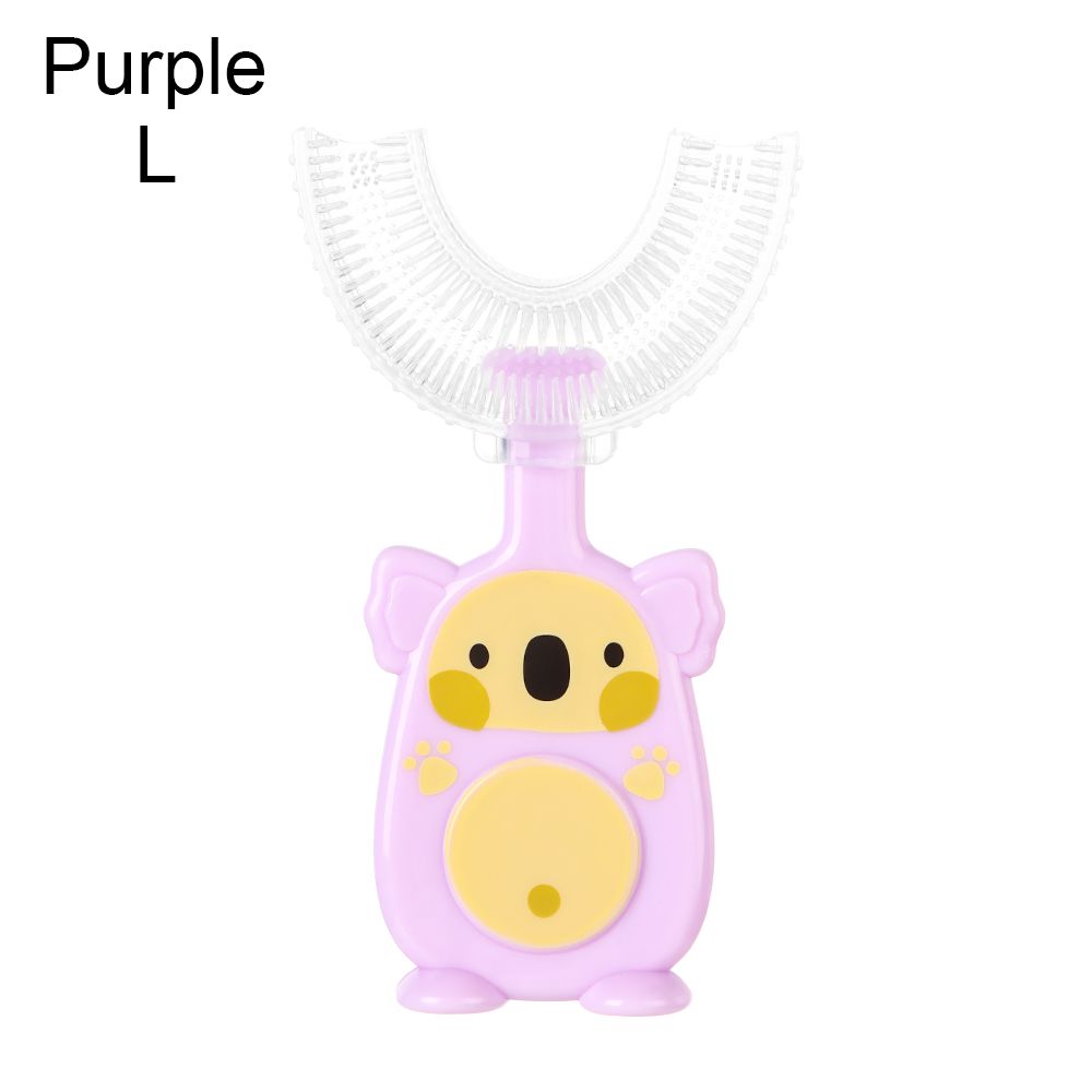 2-12years Schoonmaken Tool Tand Schoonmaken Koala Kinderen Tanden Borstel Oral Care Kinderen Tandenborstel Accessoires: purple-L