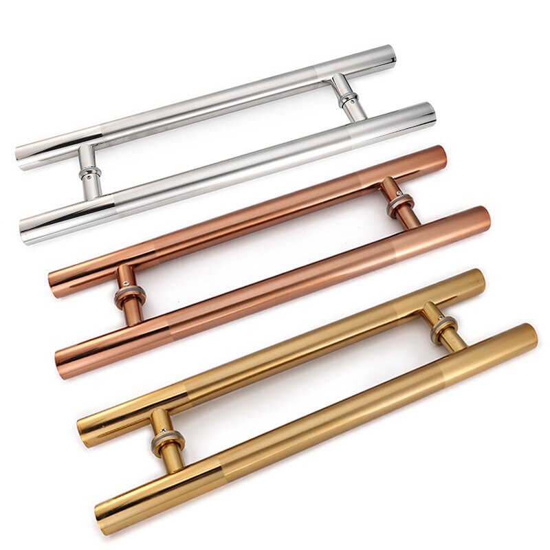 High-grade Stainless Steel Glass Door Handle Diameter 38mm Brushed/Polishing Bathroom Shower/wooden Door Armrest Glass Hardware