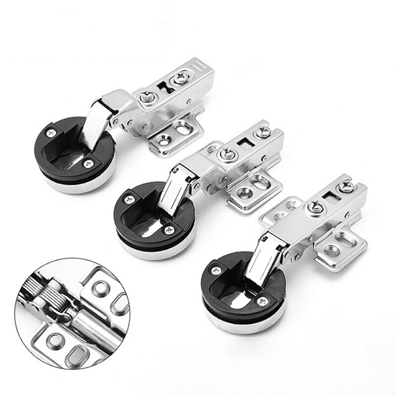 Glass Door Silent Hinge 35mm Hole Diameter Glass Door Wine Cabinet Door Side Panel Glass Connection Hardware Accessories