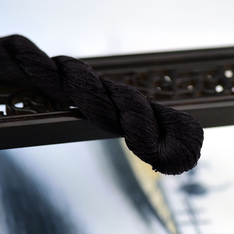 silk embroidery thread / 100% silk thread /hand embroidery embroider cross stitch/purplish brown series/7 pure colors: 7