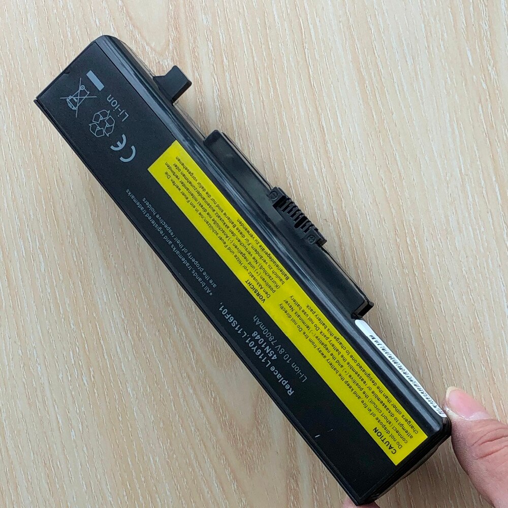 6600mAh 9 celdas de batería del ordenador portátil para LENOVO G580 Z380 Z380AM Y480 G480 V480 Y580 G580AM L11S6Y01 L11L6Y01