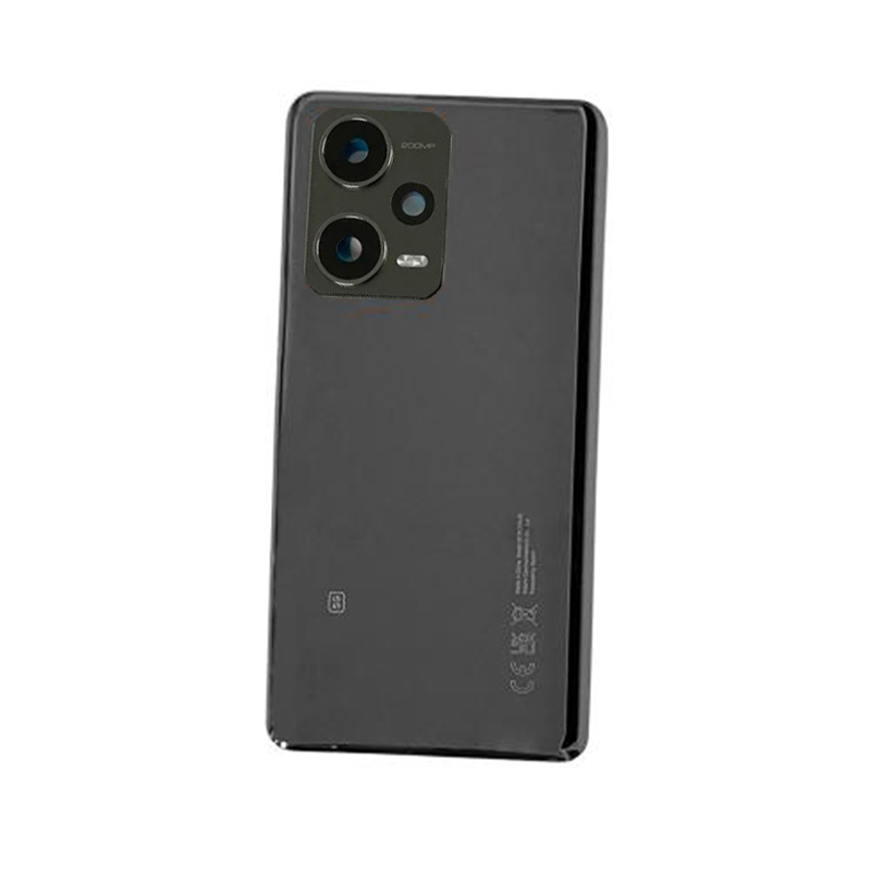 Para Xiaomi Redmi Note 12 Pro Plus 5G carcasa trasera batería cubierta trasera Note 12 Pro + tapa trasera de cristal chasis puerta piezas de lente de cámara: Dorado