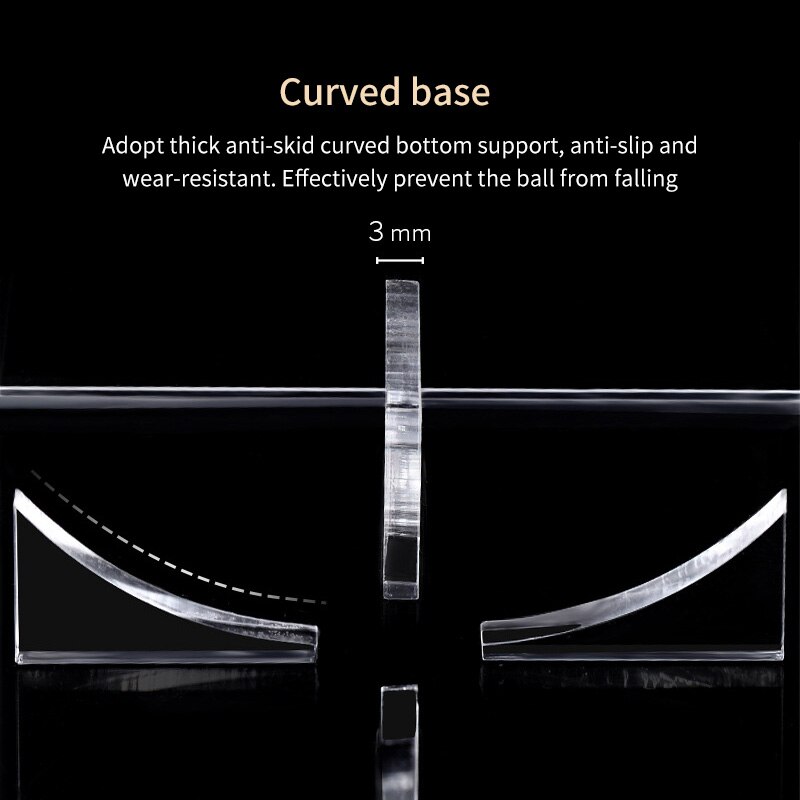 80mm Baseball Box Golf Ball Transparent Case Display Dustproof Souvenir Storage Box Protection Holder Acrylic