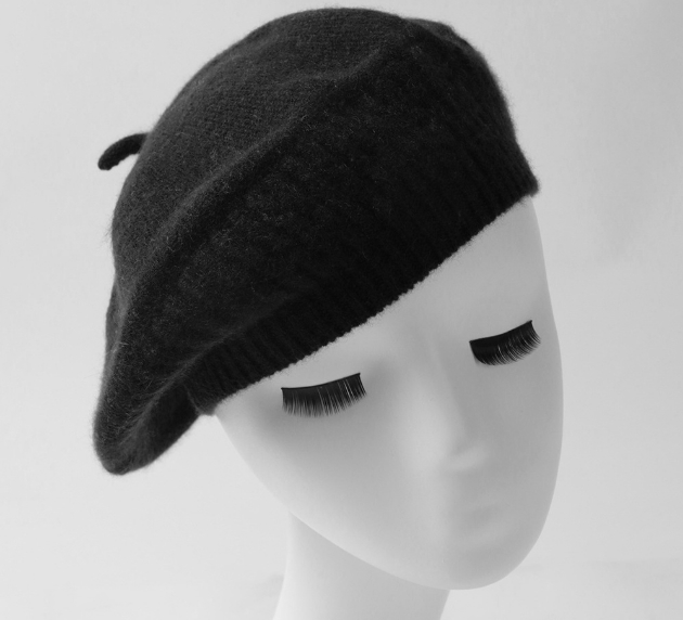 Naizaiga 100% Cashmere Outdoor warm shade cashmere beret warm hat ,SN263: 6