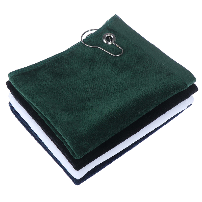 Gant de toilette à séchage rapide serviettes de natation sport randonnée serviette de Golf avec crochet accessoires de natation en plein air 40*32cm