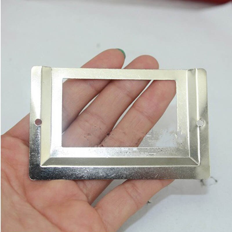 Postkantoor bibliotheek archieflade metalen labelhouder, zilverkleurig, , 10 stuks