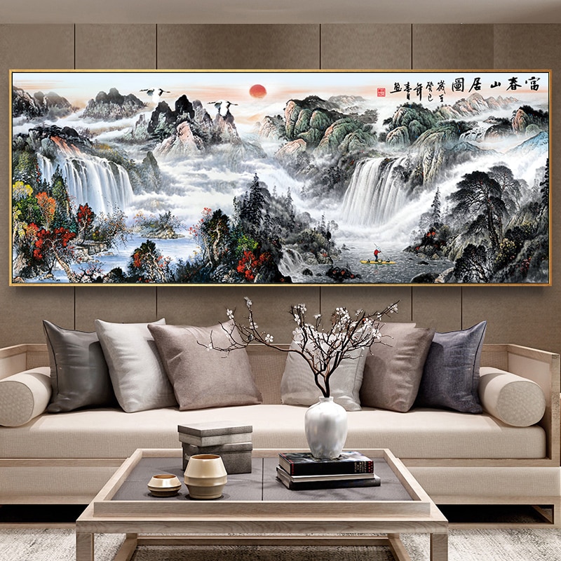 Beroemde Schilderij Patronen Geteld Gedrukt Op Canvas 11CT Chinese Kruissteek Sets Voor Borduurwerk Kit Handwerken Home Decor