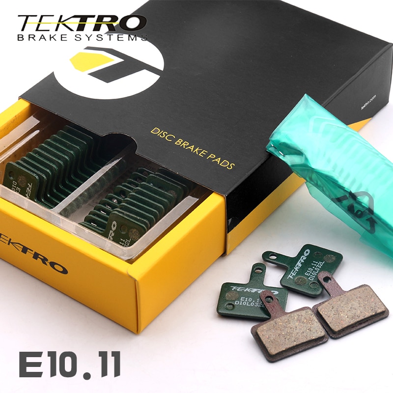 Tektro  e10.11 bremseklodser mtb mountain road foldbare cykel skivebremseklodser til shimano  mt200/m355//m395/m415/m416/m445/m446
