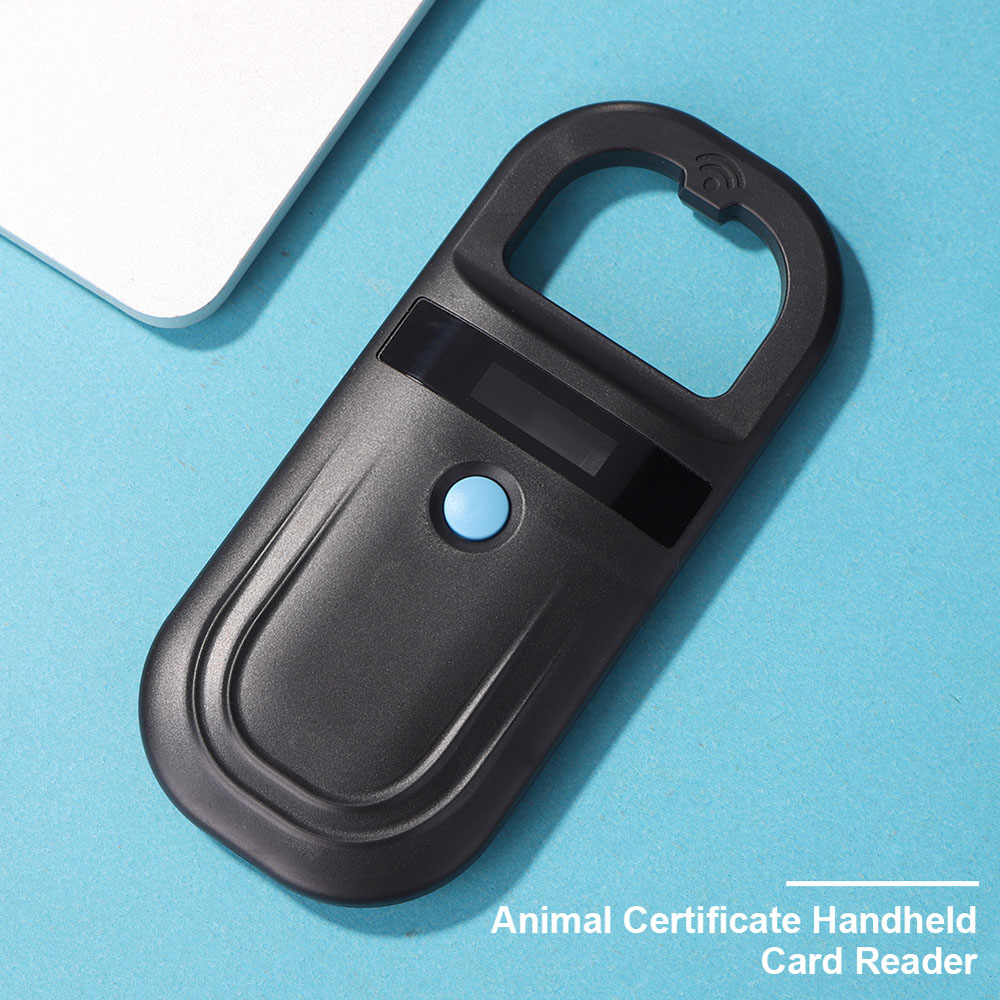 Escáner de Chip de Animal para mascotas, lector manual recargable, pantalla de visualización OLED, identificación de animales, escáner de etiquetas