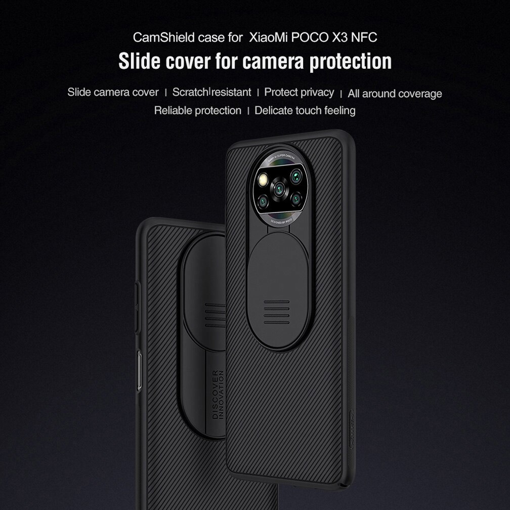 Nillkin-funda protectora para Xiaomi Poco X3 NFC, Carcasa protectora para cámara, para Xiaomi Poco X3 NFC teléfono