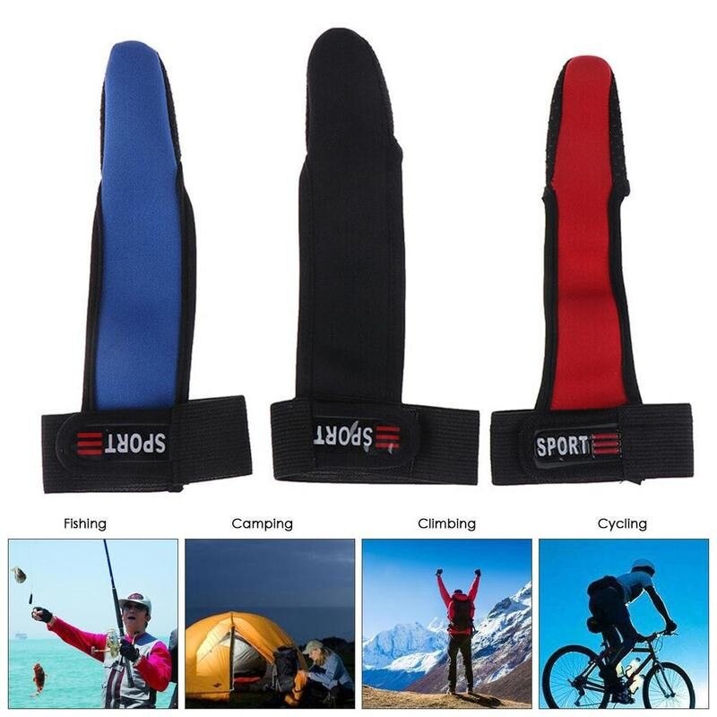 1 stk enkelt finger beskytter fiskeri handsker fisk udstyr handske finger en fiskere handske surfcasting åndbar handske