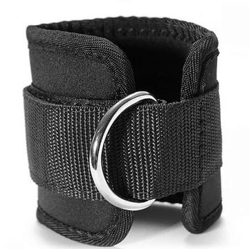 D-Ring Ankle Anchor Strap Belt Gym Cable Attachment Thigh Leg Strap Lifting Fitness Exercise Banda Elastica Fitness Resistencia: Default Title