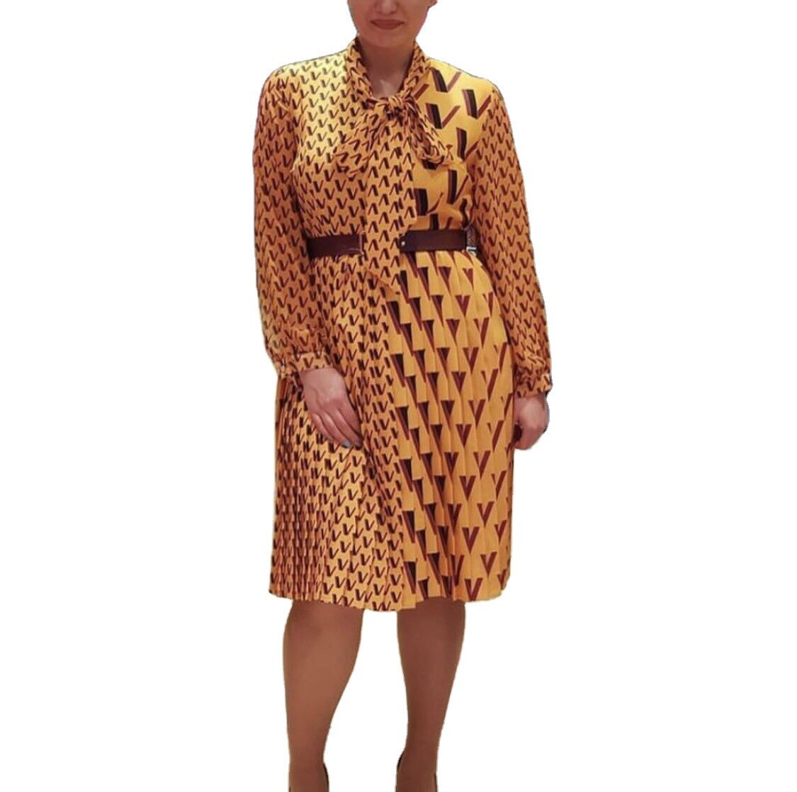 Afrikaanse Print Jurken Voor Vrouwen Jurk Dashiki Patchwork Geplooide Afrikaanse Kleding Plus Size Afrika Kleding Kerst Gewaad