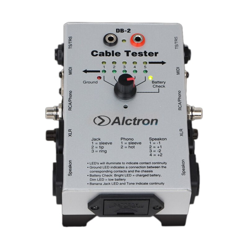 Alctron DB-2 Line Tester o Cable Signal Test Instrument o Engineering Line Tester
