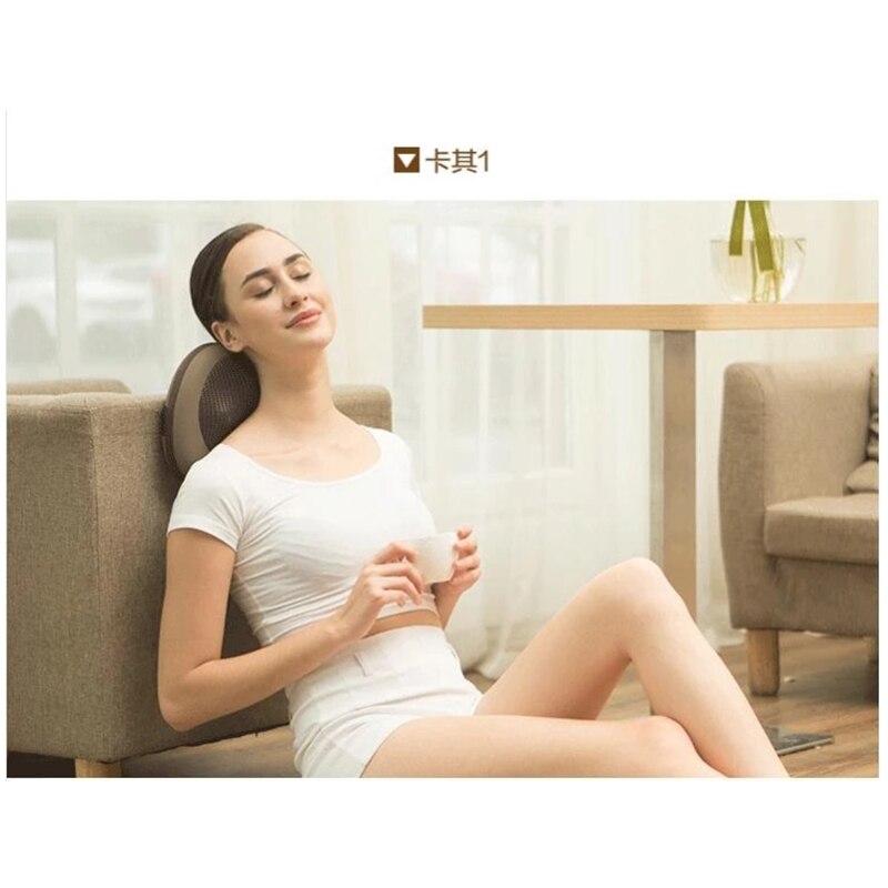 Masajeador De Cuello Para El Hogar, Masaje Cervicale Shiatsu, Cuello Trasero, Cintura, Cuerpo Eléctrico, almohada De Masaje Multi