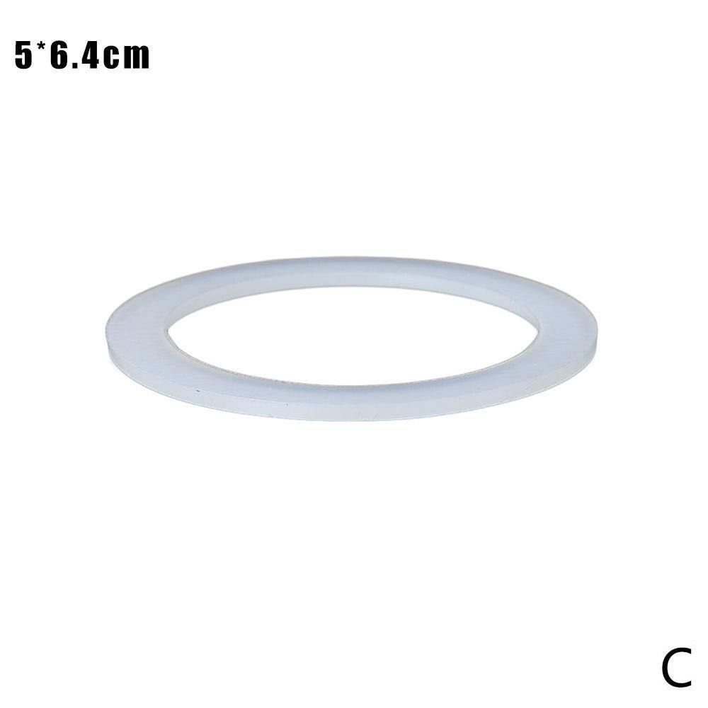 Silicone Seal Ring Flexible Washer Gasket Ring Replacenent For Moka Pot Espresso Kitchen Coffee Makers Accessories Parts: C