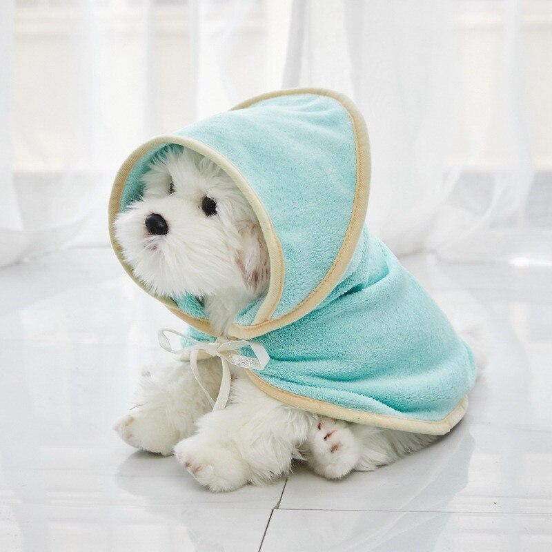 Cute Pet Dog Towel Soft Drying Bath Pet Towel for Dog Cat Hoodies Puppy Super Absorbent Bathrobes Cleaning Necessary Supply