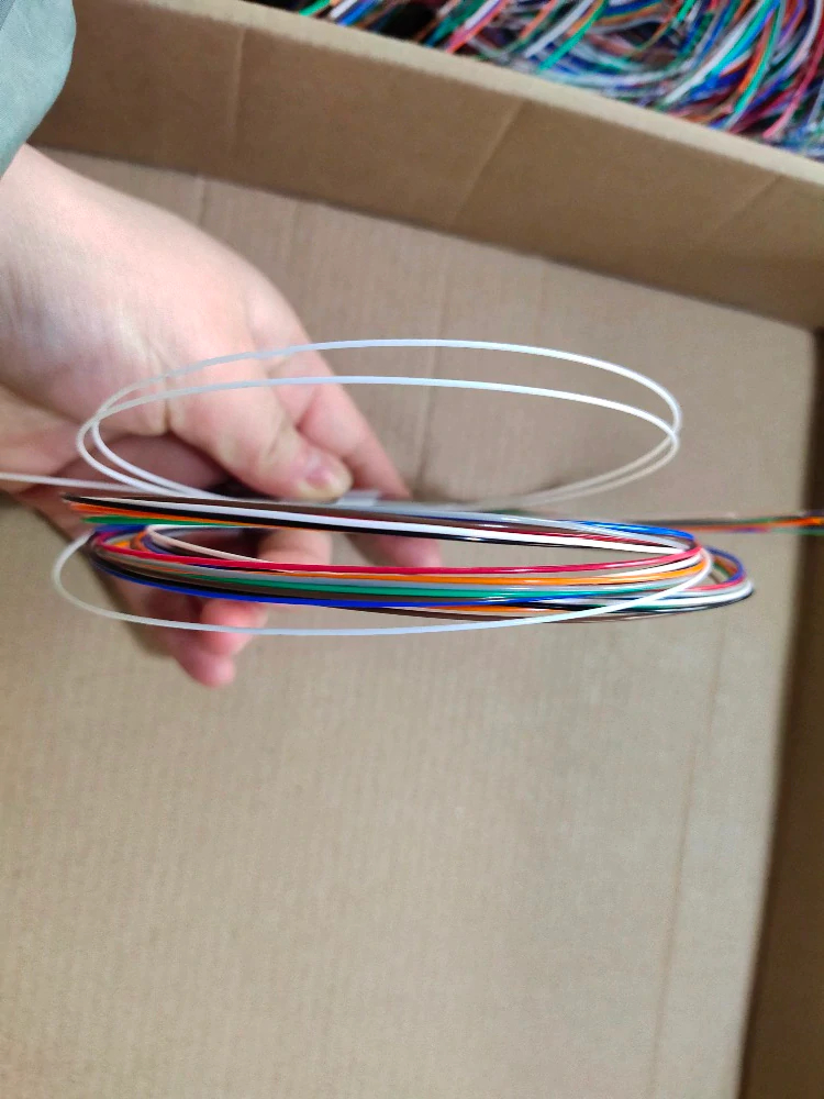 color optical fiber plc splitter 1x8 without connector 10pcs