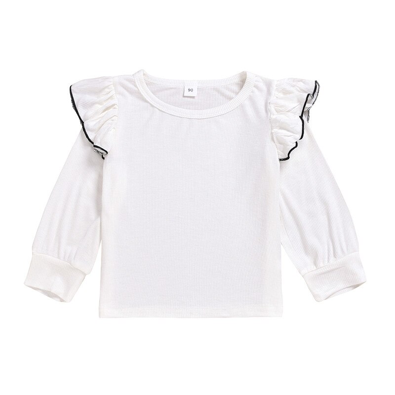 Children’s Shirt Autumn Casual Cotton Shirt 2-8 Years Girls Long Sleeve Tops Baby Shirt Children's Clothes Poleras футболка: 24M