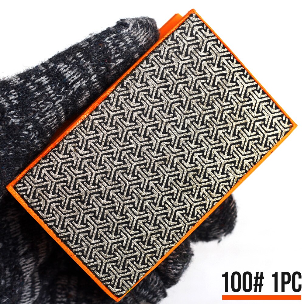 Yijing Diamant De Hand Polijsten Pads Hand Schuren Pads Voor Steen Glas Kunststeen Keuken Schoonmaken Schurende Te: 100-1pc