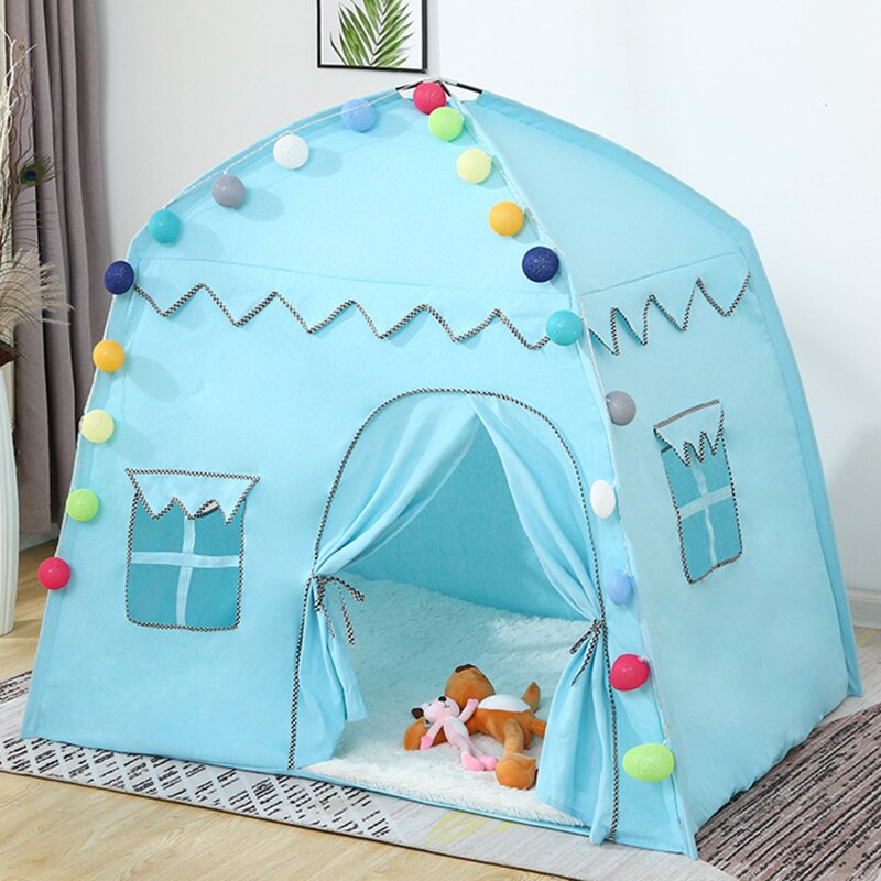 Große Raum Prinzessin Castle kinder Zelt Tragbare Indoor Spielen Zelt Haus Wigwam Für Kinder Spielhaus Kinder Zelt