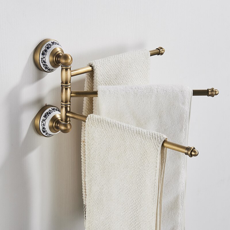 Old Rotation Bar Bathroom Antique Rotation Bars Towel Holder Wall M... – Grandado