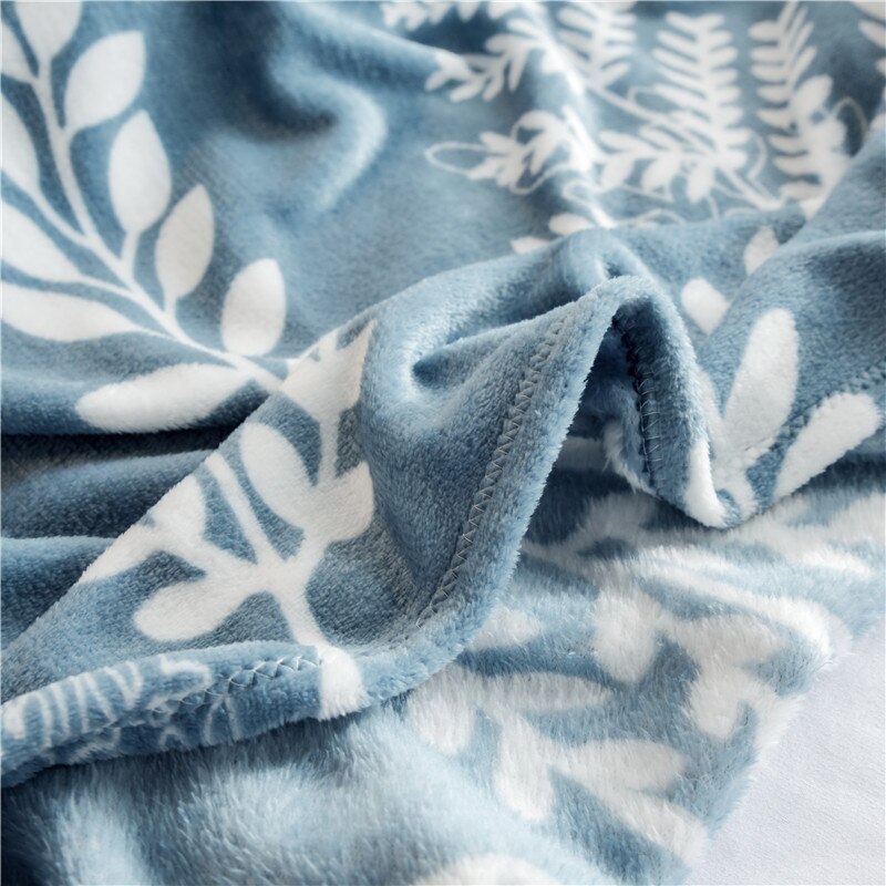 LREA High Density adult coral fleece blanket for плед winter cover on the bed warm travel comfortable and soft throw
