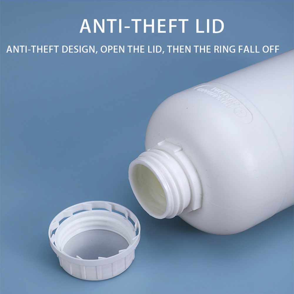 50ml 100ml 200ml 250ml 500ml 1000ml Empty Round Bottle Chemical Resistance Lab Science Container Fluorinated HDPE Bottle