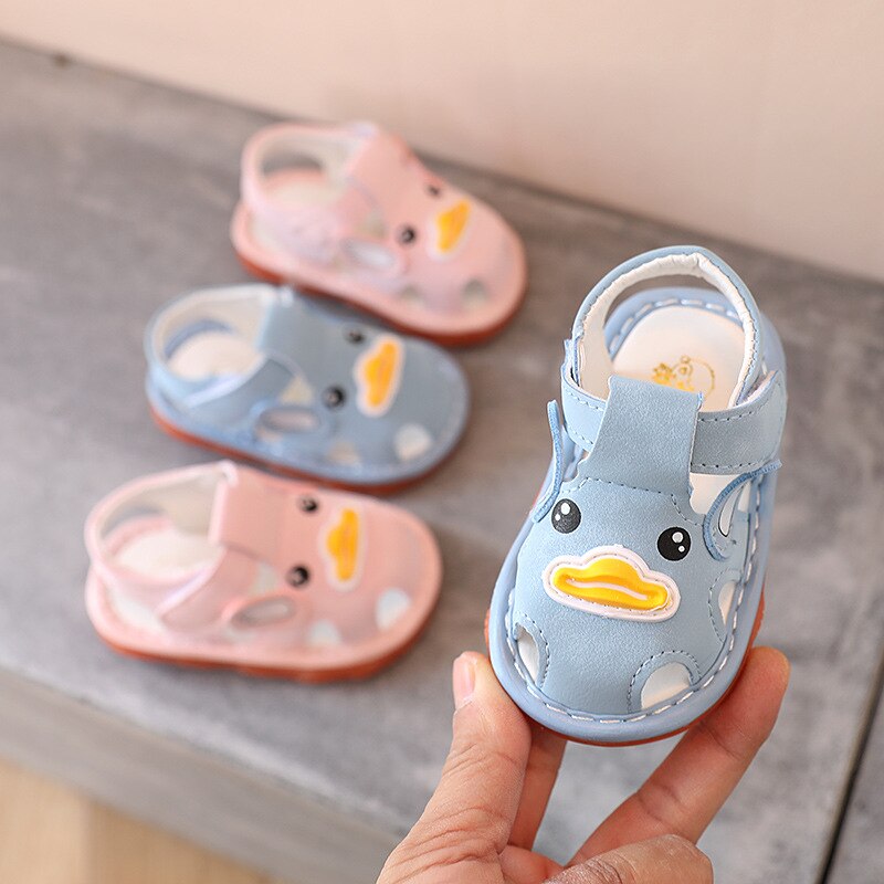 Estate neonate ragazzi sandali neonati primi camminatori fondo morbido bambino in pelle scarpe Casual anticollisione SXJ062
