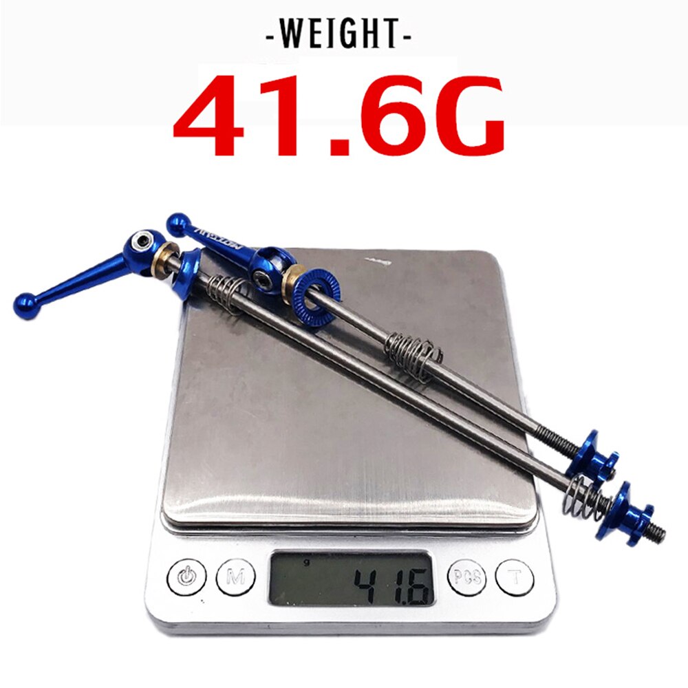 MOTSUV Folding bike Titanium Ti Skewer QR Quick Release Skewer lever MTB Road Cycling Hub Road Bike Quick Release Bicycle Parts