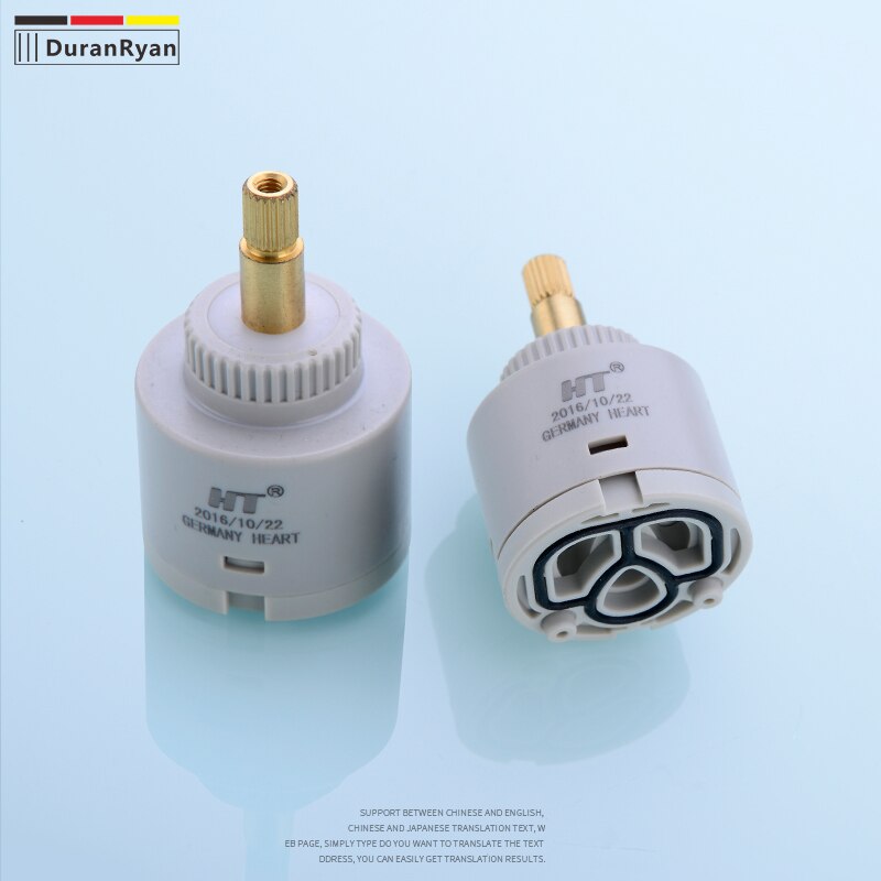 Ceramic mixing water valve core cold and water basin faucet valve core 35/40mm kitchen faucet accessories 35mmABS bar style