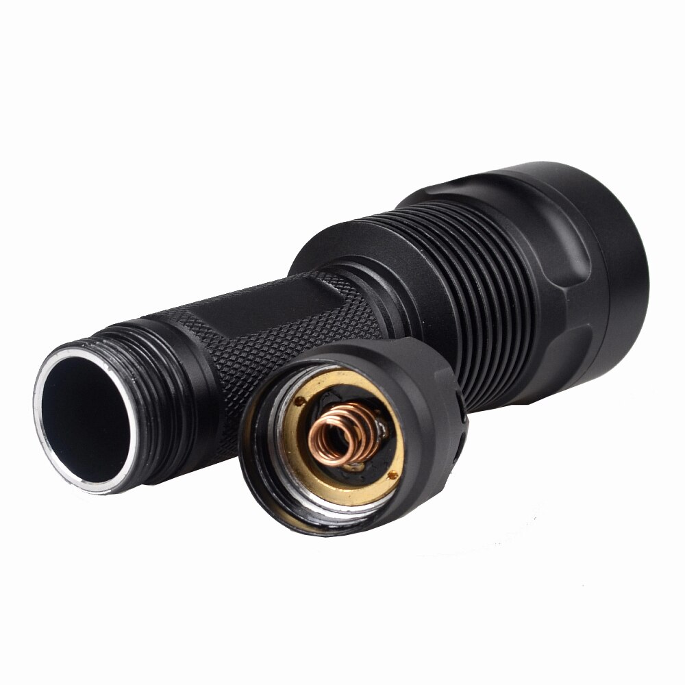 1000 lumens green red white LED flashlight Removable rechargeable flashlight Traction lamp EDC flashlight