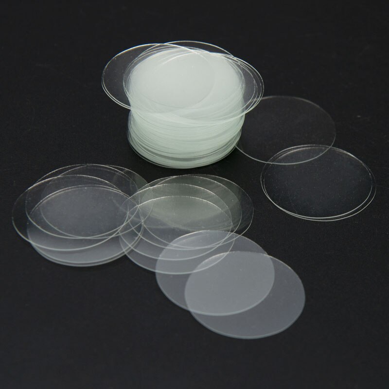 Round Microscope Glass Slide Cover Slips 35mm 40mm Blank Slides Coverslip Thickness 0.13 - 0.17mm 1 Box 100pcs