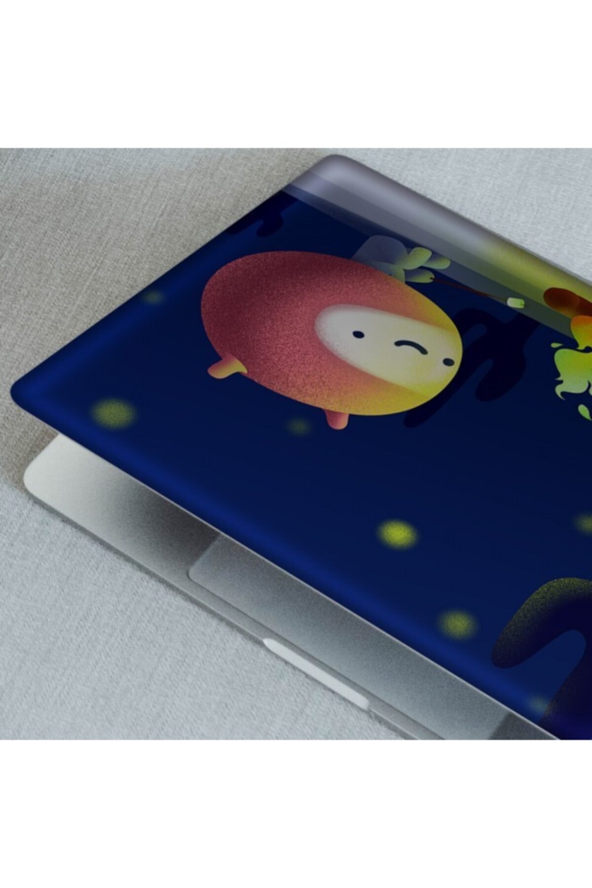 Cute Alien Notebook Sticker - Waterproof and Moisture Resistant Laptop Sticker - Adhesive Sticker - Colorful Sticker