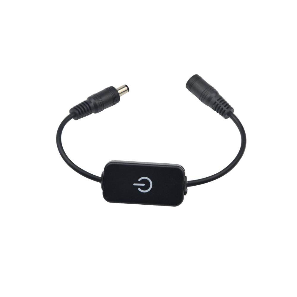 DC12V Touch Sensor Switch Controller;2.4G RF Touch Screen Remote RGB / RGBW Controller;Hand Sweep Dimmer Switch for LED Strip: Touch Dimmable B
