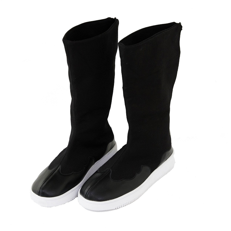 Botas de espadachín Retro Para hombre y mujer, zapatos altos de Kungfu, acolchados, con cremallera, calentador de pies, para Cosplay, color negro: padd winter boots / 41