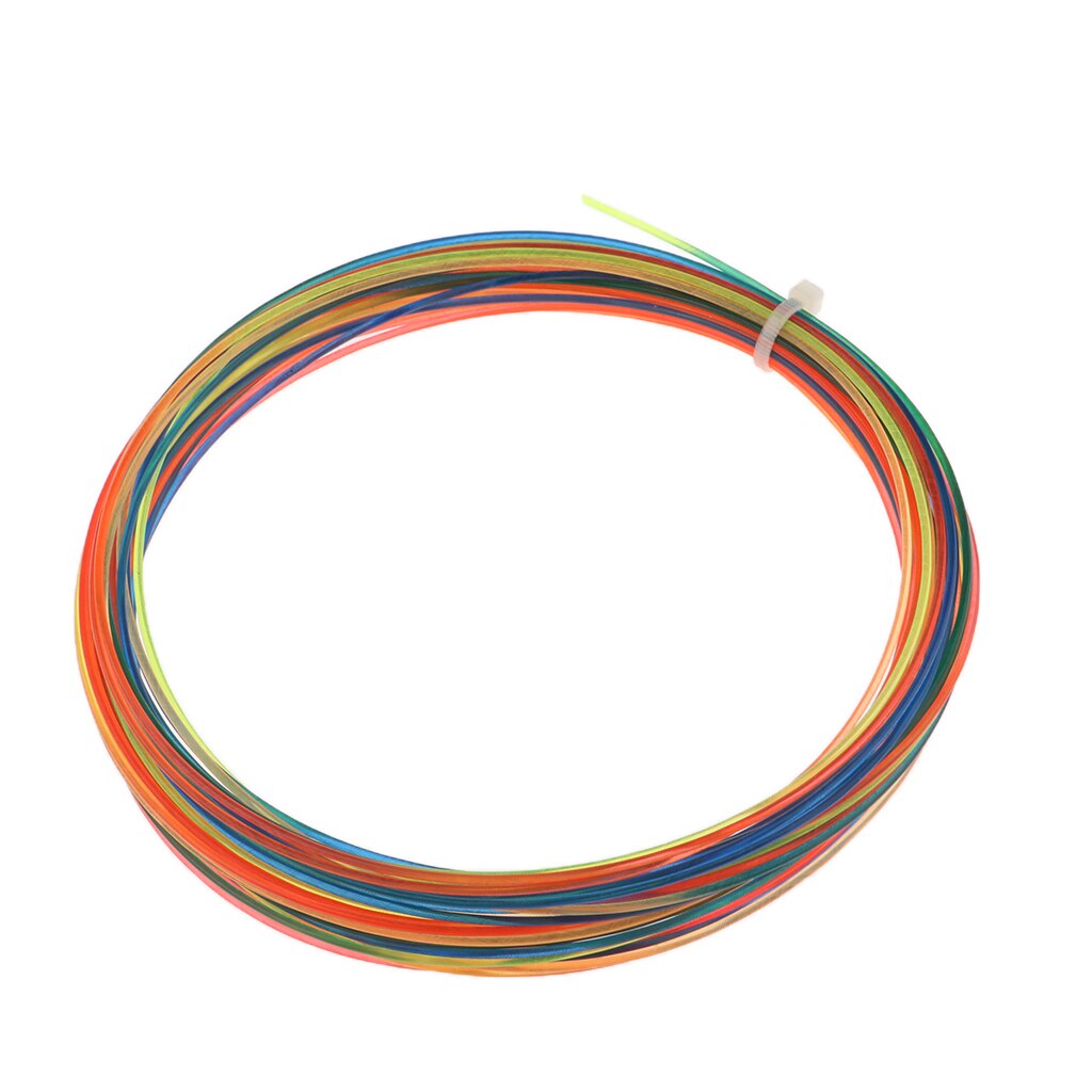 12m Rainbow Colorful Tennis Racket Racquet String High Elastic Thread Line