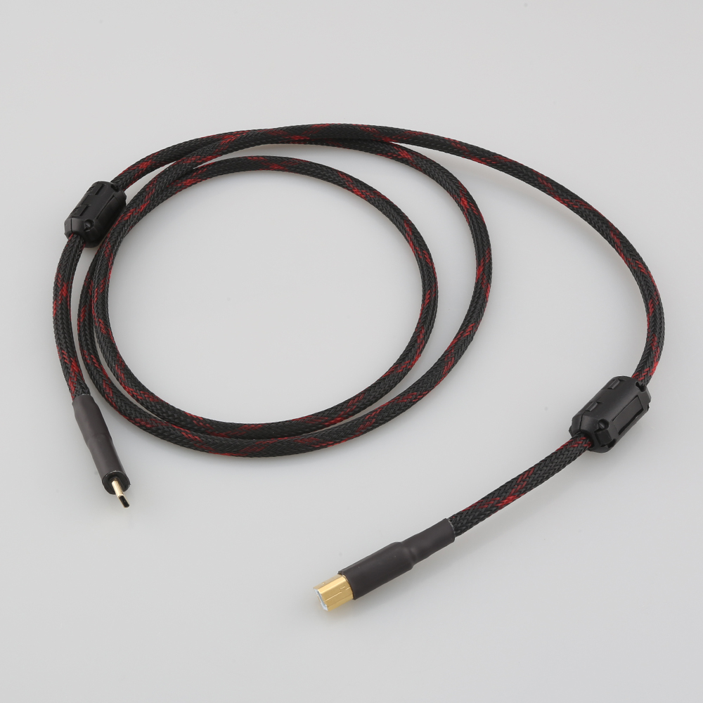 Hifi Usb C Naar B Kabel Usb Type C Naar B Audio Datakabel 5N Dac Otg Macbook Pro Mobiele telefoon Thunderbolt Dac Kabel