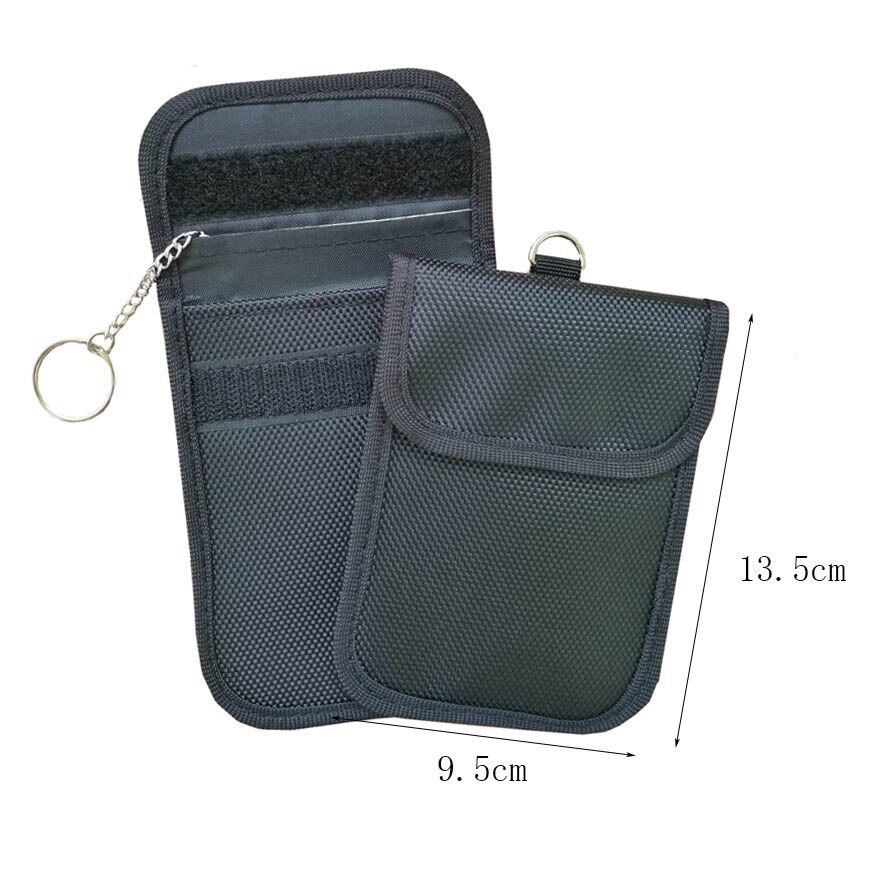 Faraday Autosleutel Rfid Afscherming Anti Diefstal Tassen Id-kaart Bag Fob Signaal Blocker Pouch Case Voor Privacy Bescherming BAG1017