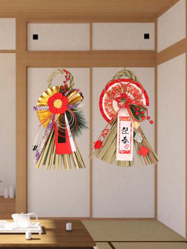 Japansk stil års væg vedhæng fyr uddriver ondt ornament til dekoration af hjemmedøre