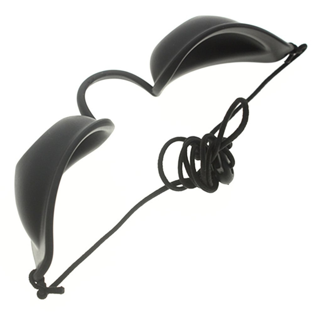 Draagbare Super Flexibele Zonnebank Bril Oogbescherming Uv Zwarte Bril Schoonheid Beschermende Oogmasker
