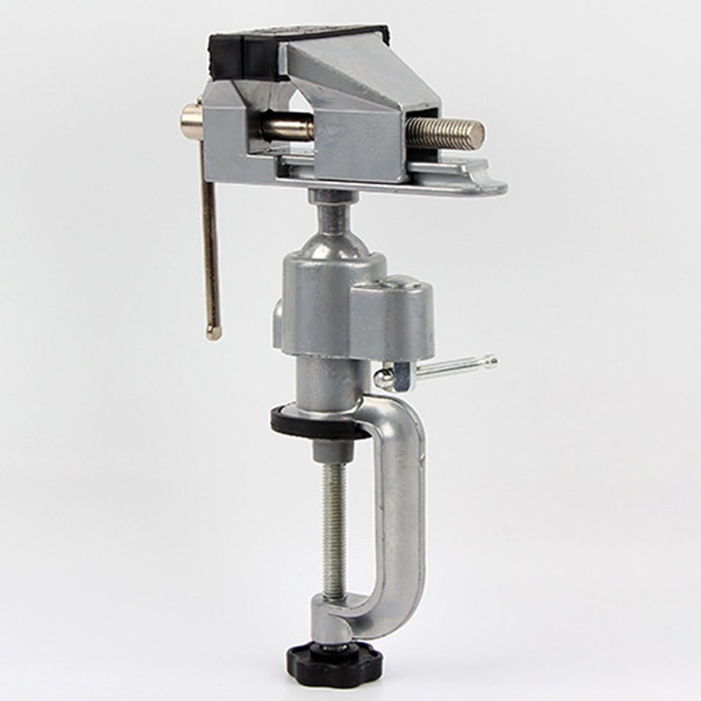2 in 1 Table Vise Bench Vice Aluminium Alloy 360 Degree Rotating Universal Vise Precise Mini Vise Clamp Alloet